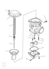 Carburator Parts Keihin - Adventurer from VIN71699