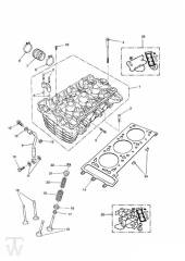 Cylinder Head Valves - Adventurer from VIN71699