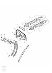 Nockenwellen von Motor493833 bis 503518 - Street Triple R bis FIN560476
