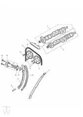 Nockenwellen von Motor493833 bis 503518 - Street Triple R bis FIN560476