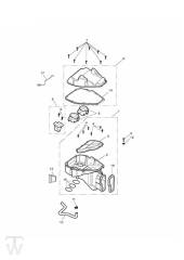 Luftfilterkasten - Street Triple R bis FIN560476