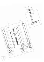 Front Suspension - Street Triple R up to VIN560476