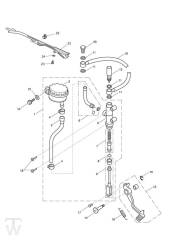 Master Cylinder Assy rear - Tiger Sport up to VIN750469