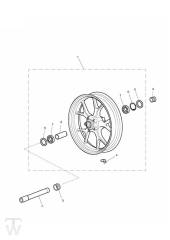 Vorderrad - Tiger Sport bis FIN750469