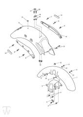 Mudguard - America EFI up to VIN468389