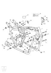 Hauptrahmen - America EFI ab FIN468390