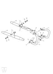 Auspuff - America EFI bis FIN468389