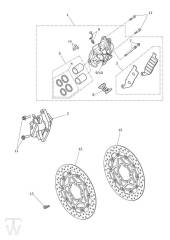 Bremse vorn - Street Triple ab FIN560477