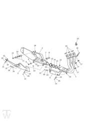 Auspuff - Street Triple ab FIN560477