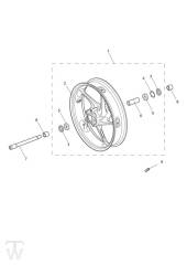 Vorderrad - Street Triple ab FIN560477