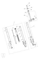 Front Suspension - Street Triple from VIN560477