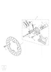 Bremse hinten Zweiarmschwinge - Daytona 955i ab FIN1332513