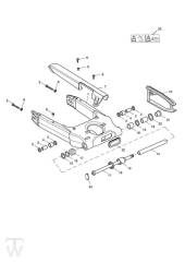 Schwinge Zweiarmschwinge - Daytona 955i ab FIN1332513