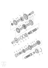 Gears T100 from Engine179829 - Bonneville & T100 Carburator