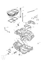 Crankcase - Bonneville EFI up to VIN380776