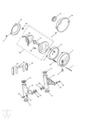 Hauptscheinwerfer - Bonneville EFI bis FIN380776