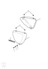 Seitenverkleidung - Bonneville EFI bis FIN380776