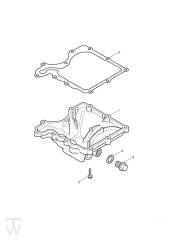 Oil Sump - Bonneville EFI up to VIN380776