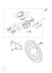 Bremse hinten - Bonneville & SE ab FIN380777