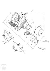 Instrument from VIN442347 - Bonneville & SE from VIN380777