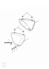 Seitenverkleidung nur SE ab FIN451559 - Bonneville & SE ab FIN380777
