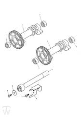 Balancer Shaft - Bonneville T100 EFI & EFI Black