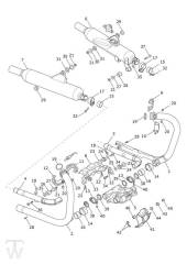 Exhaust - Bonneville T120 Black