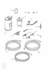 EVAP System 4 Zylinder - Daytona 900 & 1200