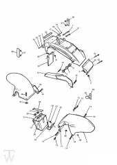 Mudguard - Daytona 900 & 1200