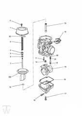 Carburator Parts for 1240520-T0301 - Daytona 900 & 1200