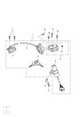 Lockset Ignition - Daytona 600 & 650