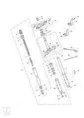 Front Suspension - Daytona 600 & 650