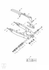 Swingarm - Daytona 600 & 650