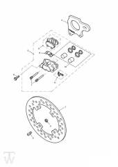 Break rear - Speed Triple 955i from VIN141872