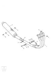 Auspuff - Speed Triple 955i ab FIN141872