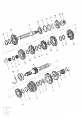 Getriebe - Speed Triple 955i ab FIN141872