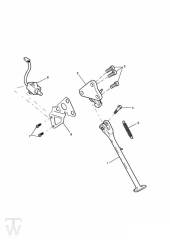 Seitenständer - Speed Triple 955i ab FIN141872
