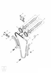 Nockenwellen Steuerkette - Speed Triple 955i ab FIN141872