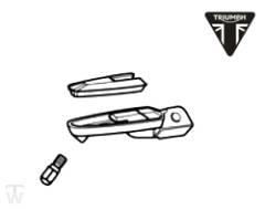 Fussraste vorn rechts (nur 1x lagernd) Tiger 1050 & SE