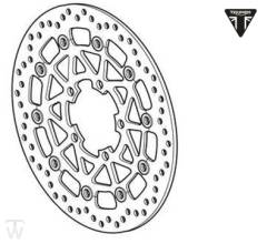 Bremsscheibe vorn  Tiger XRx bis FIN855531