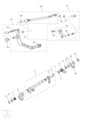 Schaltwelle - Daytona R ab 564948