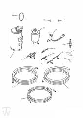 Aktivkohlefilter 3 Zyl (nur Kalifornien) - Trophy ab 029156