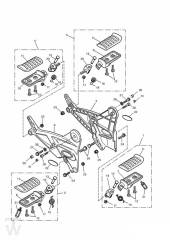 Footrests up to 055071 - Trophy from 029156