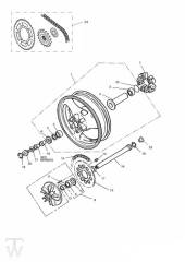 Hinterrad - Trophy ab 029156