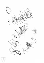 Motordeckel 3 Zyl - Trophy ab 029156