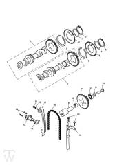 Camshafts Timing Chain - Scrambler Carburator