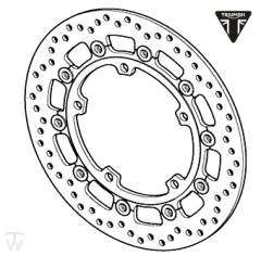 Brake Disc front Speed Triple 1050 from VIN333179