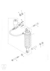 Federbein - Tiger 955i Gussrad