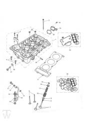 Cylinder Head - Tiger 955i Cast Wheel