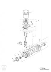 Crank Shaft Connecting Rod Piston - Speed Four